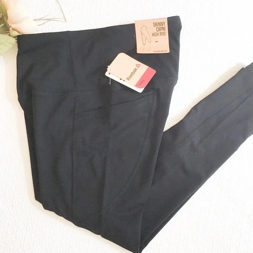 NWT Reebok High Rise Skinny Capri - Picture 5 of 10